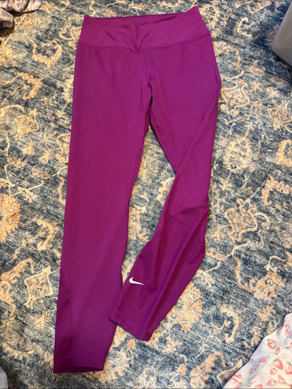 Nike Girls' Plum Purple Athletic Leggings